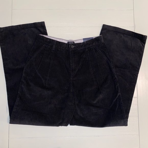 Izod Black Corduroy Pants - Picture 5 of 9